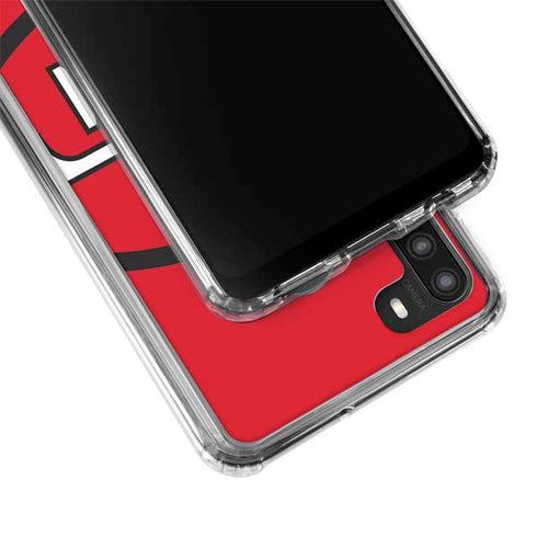 NFL San Francisco 49ers Retro Logo Galaxy A21 Clear Case