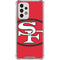 NFL San Francisco 49ers Retro Logo Galaxy A53 5G Clear Case