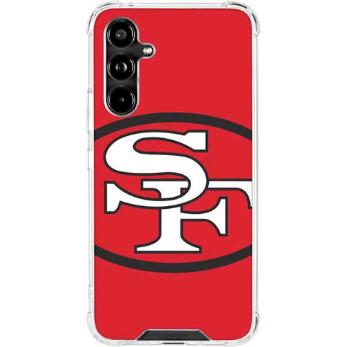 NFL San Francisco 49ers Retro Logo Galaxy A54 5G Clear Case