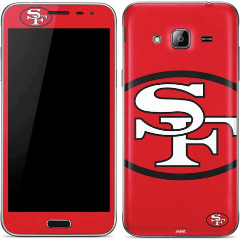 NFL San Francisco 49ers Retro Logo Galaxy J3 Skin
