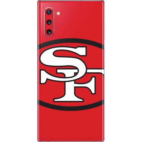 NFL San Francisco 49ers Retro Logo Galaxy Note 10 Skin