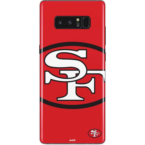 NFL San Francisco 49ers Retro Logo Galaxy Note 8 Skin