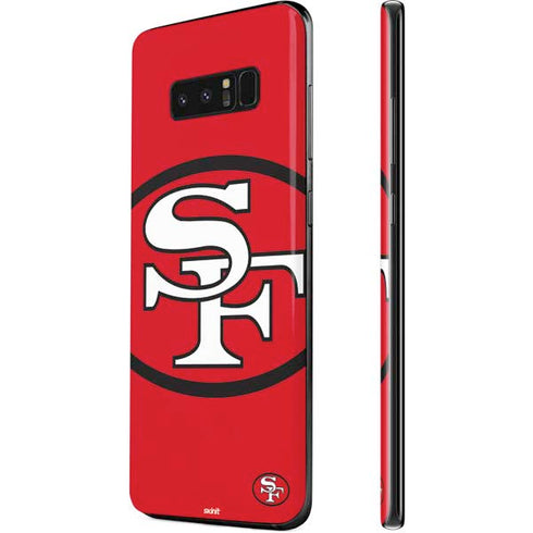 NFL San Francisco 49ers Retro Logo Galaxy Note 8 Skin