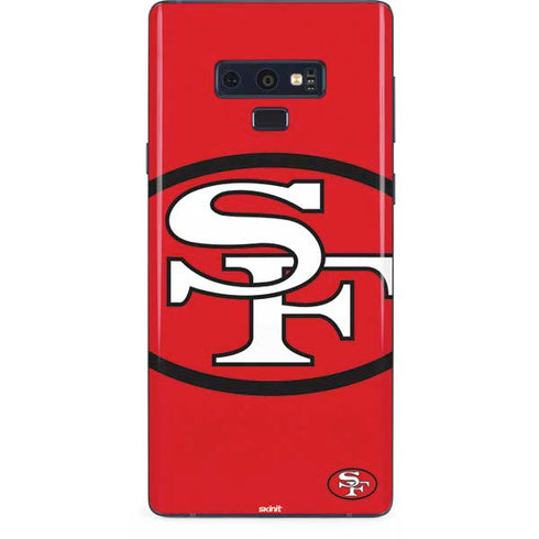 NFL San Francisco 49ers Retro Logo Galaxy Note 9 Skin
