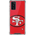 NFL San Francisco 49ers Retro Logo Galaxy Note20 5G Clear Case