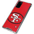 NFL San Francisco 49ers Retro Logo Galaxy Note20 5G Clear Case