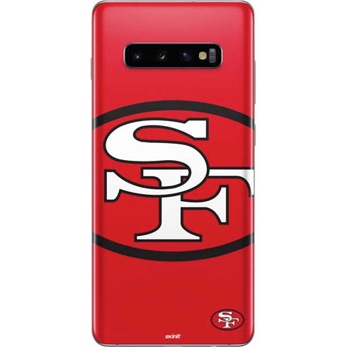 NFL San Francisco 49ers Retro Logo Galaxy S10 Plus Skin