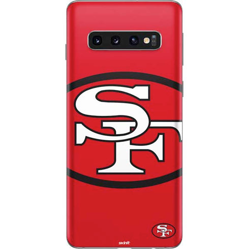 NFL San Francisco 49ers Retro Logo Galaxy S10 Skin