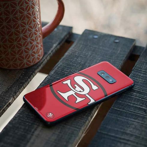 NFL San Francisco 49ers Retro Logo Galaxy S10e Skin