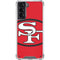 NFL San Francisco 49ers Retro Logo Galaxy S21 5G Clear Case