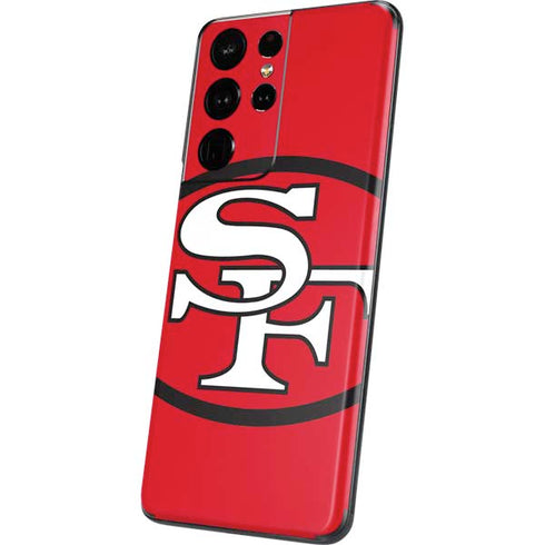 NFL San Francisco 49ers Retro Logo Galaxy S21 Ultra 5G Skin