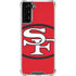 NFL San Francisco 49ers Retro Logo Galaxy S22 Plus Clear Case