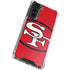 NFL San Francisco 49ers Retro Logo Galaxy S22 Plus Clear Case