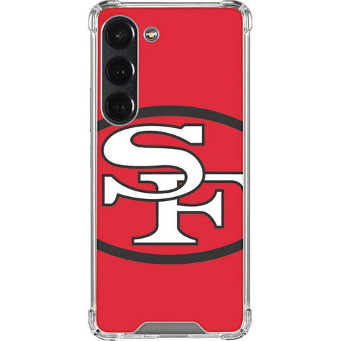 NFL San Francisco 49ers Retro Logo Galaxy S23 Clear Case
