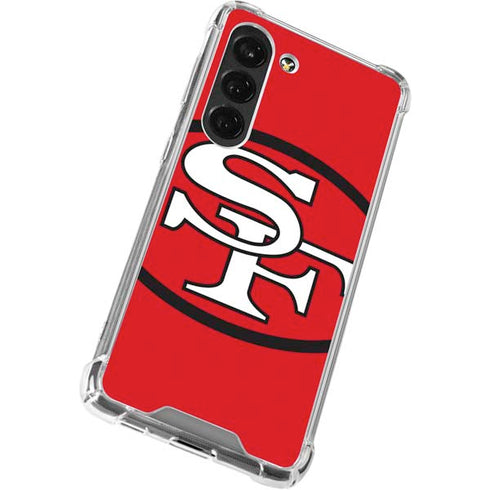 NFL San Francisco 49ers Retro Logo Galaxy S23 Clear Case