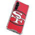 NFL San Francisco 49ers Retro Logo Galaxy S23 FE Clear Case
