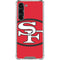 NFL San Francisco 49ers Retro Logo Galaxy S23 Plus Clear Case