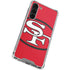 NFL San Francisco 49ers Retro Logo Galaxy S23 Plus Clear Case