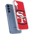 NFL San Francisco 49ers Retro Logo Galaxy S24 Clear Case