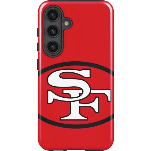 NFL San Francisco 49ers Retro Logo Galaxy S24 Plus Impact Case