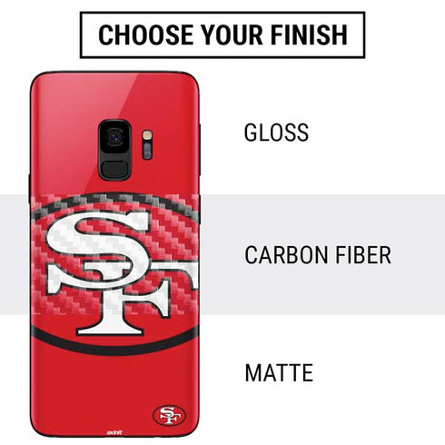 NFL San Francisco 49ers Retro Logo Galaxy S9 Skin
