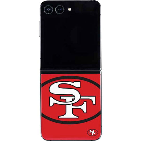 NFL San Francisco 49ers Retro Logo Galaxy Z Flip5 5G Skin