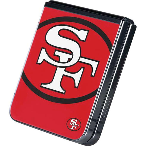 NFL San Francisco 49ers Retro Logo Galaxy Z Flip5 5G Skin