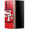 NFL San Francisco 49ers Retro Logo Galaxy Z Fold2 5G Skin