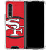 NFL San Francisco 49ers Retro Logo Galaxy Z Fold4 5G Clear Case