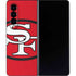 NFL San Francisco 49ers Retro Logo Galaxy Z Fold4 5G Skin