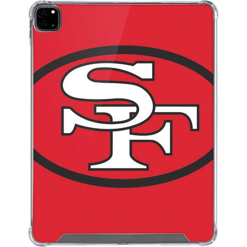 NFL San Francisco 49ers Retro Logo iPad Pro 12.9in (2020) Clear Case