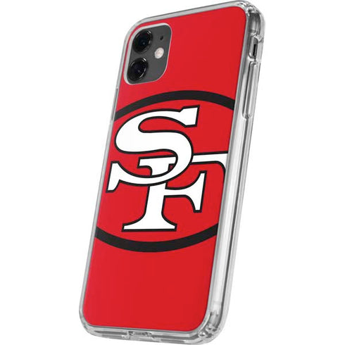 NFL San Francisco 49ers Retro Logo iPhone 11 Clear Case