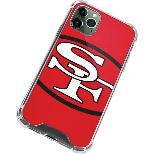 NFL San Francisco 49ers Retro Logo iPhone 11 Pro Max Clear Case