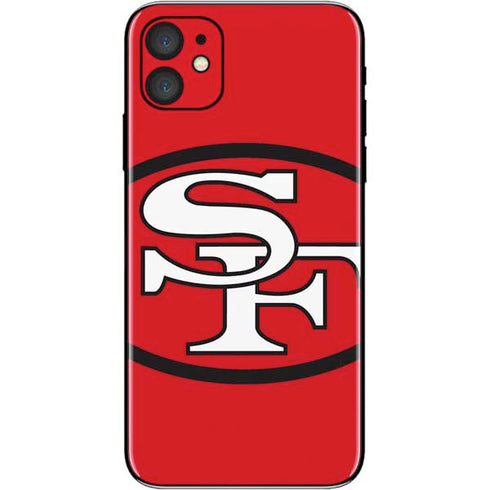 NFL San Francisco 49ers Retro Logo iPhone 11 Skin