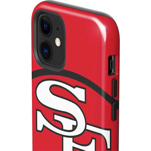 NFL San Francisco 49ers Retro Logo iPhone 12 Impact Case