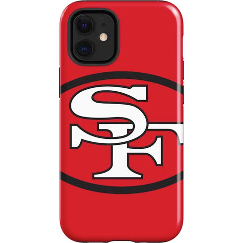 NFL San Francisco 49ers Retro Logo iPhone 12 Mini Impact Case
