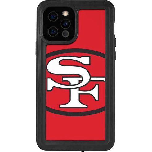 NFL San Francisco 49ers Retro Logo iPhone 12 Pro Waterproof Case