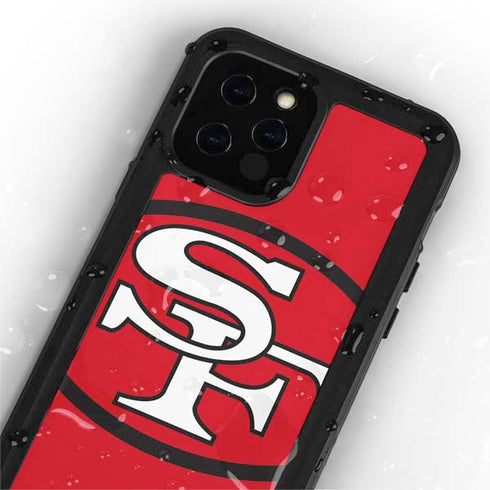NFL San Francisco 49ers Retro Logo iPhone 12 Pro Waterproof Case