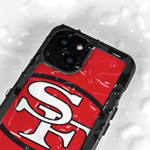 NFL San Francisco 49ers Retro Logo iPhone 13 Mini Waterproof Case