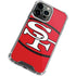 NFL San Francisco 49ers Retro Logo iPhone 13 Pro Clear Case