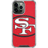 NFL San Francisco 49ers Retro Logo iPhone 13 Pro Max Clear Case