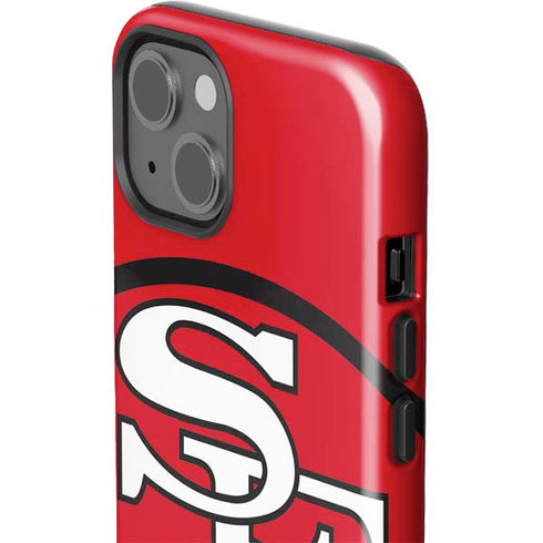 NFL San Francisco 49ers Retro Logo iPhone 14 Plus Impact Case