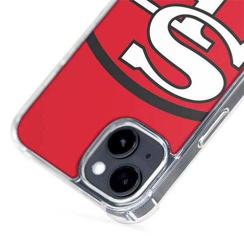 NFL San Francisco 49ers Retro Logo iPhone 15 Plus MagSafe Case