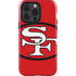 NFL San Francisco 49ers Retro Logo iPhone 14 Pro Impact Case