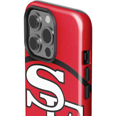 NFL San Francisco 49ers Retro Logo iPhone 15 Pro Impact Case
