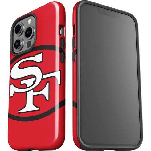 NFL San Francisco 49ers Retro Logo iPhone 15 Pro Impact Case