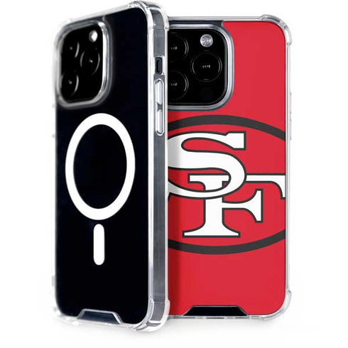 NFL San Francisco 49ers Retro Logo iPhone 15 Pro MagSafe Case