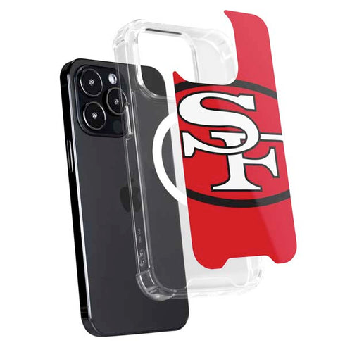 NFL San Francisco 49ers Retro Logo iPhone 15 Pro MagSafe Case