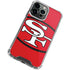 NFL San Francisco 49ers Retro Logo iPhone 15 Pro Max Clear Case