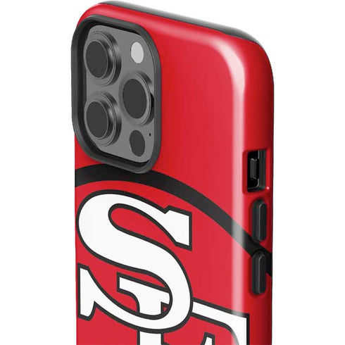 NFL San Francisco 49ers Retro Logo iPhone 15 Pro Max Impact Case